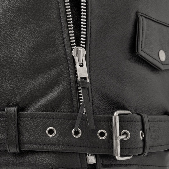 FMC Superstar Men's Motorcycle Leather Jacket - Picture 6 of 7